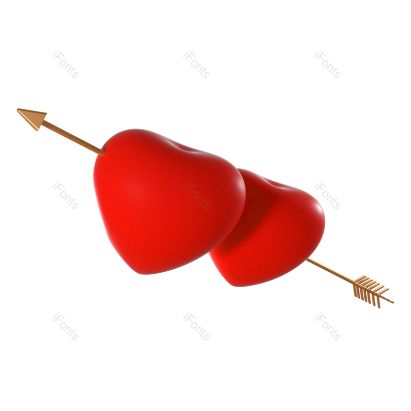 立体图片,浪漫元素,3DPNG,爱情免抠素材